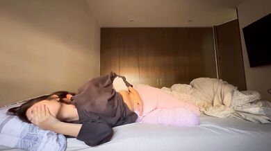 Not in bed, I don't want my husband to realize my lesbianity