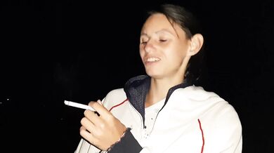 A real stranger girl paid for a cigarette with sex (With dirty talk) - Lesbian_illusion