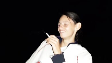 A real stranger girl paid for a cigarette with sex (With dirty talk) - Lesbian_illusion