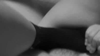FOOTING - I used my foot in sock to fuck her