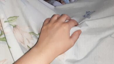 I climbed under the blanket with my neighbors and woke them up with cunnilingus - Lesbian_illusion