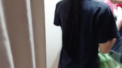 My girlfriend and I made a bet that she wouldn't be able to seduce the courier and I lost