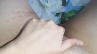 My cuckold girlfriend masturbates when our neighbor fucks me with a strapon - Lesbian_illusion