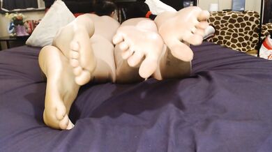 Double Foot Fetish Barefoot Soles Feet Fight