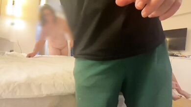 HORNY WIFE CHEATING WITH LESBIAN MISTRESS While Husband Is Watching and filming