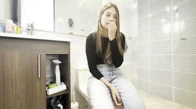 I fucked a friend of my husband in the bathroom while we were celebrating her birthday!!!