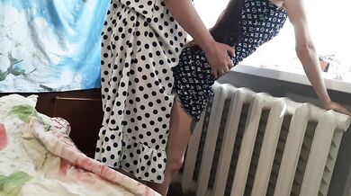 When I'm Fucked By My Neighbor, My Cuckold Girlfriend Watches Us - Lesbian_illusion