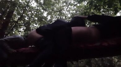 Sex in the forest of three horny lesbians - IkaSmokS
