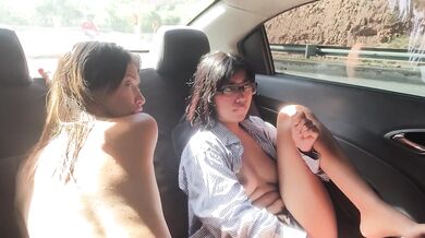 I masturbate next to my friend in the car on the way home