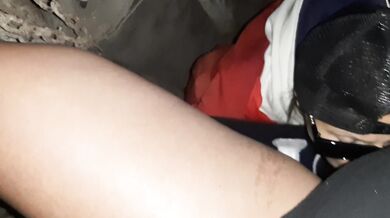 A stranger in a cap and glasses sucks my clitoris to orgasm - Lesbian_illusion