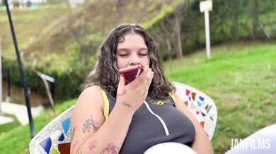 I DO NOT HAVE FRIENDS! A stranger sucks my tits at my house
