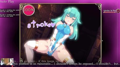 ALL LESBIAN FUTANARI MASTURBATION SCENES - MAGE KANADE FUTANARI DUNGEON QUEST