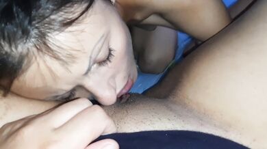 Our neighbor takes turns licking our pussies - Lesbian_illusion