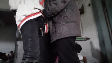 I seduced my gardener's girl, with whom we fuck in the barn so that no one sees - Lesbian_illu