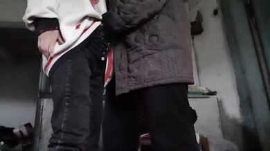 I seduced my gardener's girl, with whom we fuck in the barn so that no one sees - Lesbian_illu