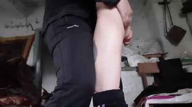 We are hotly and passionately fucking with the housekeeper in the kitchen in different positions
