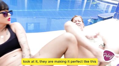 We're going to compete with my stepdaughters to see who makes the best squirt.