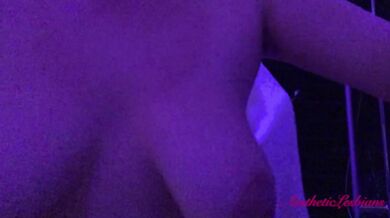 Fucking HOT Girl with big TITS in the Club Bathroom PUBLIC SEX