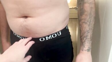 Day 82/365: My wife waxes my cock in the shower and makes me ejaculate on her tits