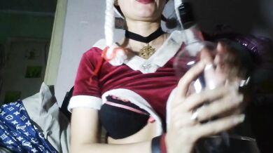 Gine from the bottle