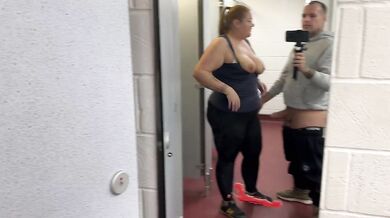 Halftime sex on the toilet