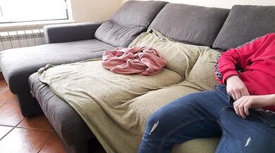 Open mind stepmother catches stepson and does mutual masturbation