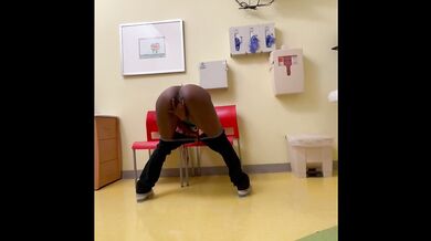 She Masturbated, And SQUIRTED In A HOSPITAL!