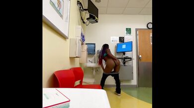She Masturbated, And SQUIRTED In A HOSPITAL!