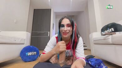 POV ANAL Mi neighbor BREAKS my ass on Halloween night JENIFER PLAY xxx
