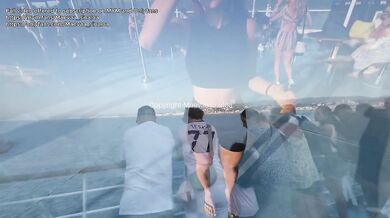 VLOG CORSE - I get my tight little pussy filled in the ferry cabin