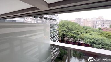 Naughty brunette gave a blowjob on the balcony of the neighbor she met in São Paulo (part2)