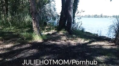 My stepson joins me outside to fuck my ass after a long absence - JULIEHOTMOM