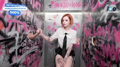 Pretty girl gets fucked by two dicks through the toilet walls Gloryhole - pinkloving