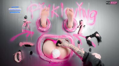 Gloryhole She SQUIRTING and cums from fucking in the ANAL and PUSSY - pinkloving