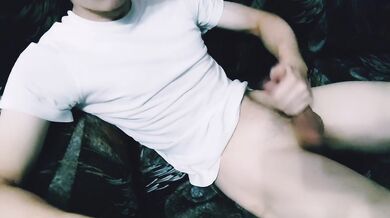 Teen cum in glass