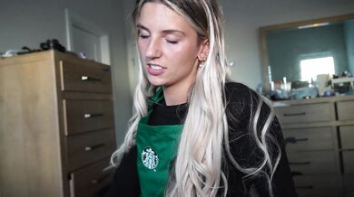 18 Year Old Teen Worker Cheats On BF With Manager And Gets Pussy Destroyed!
