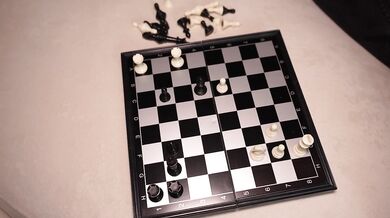 Stepmom and stepson share a hotel bed. Chess tournament