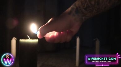 Homemade Porn by Wifebucket - Passionate candlelight St. Valentine threesome