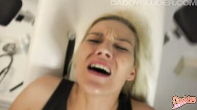 Impregnated on the gynecological chair