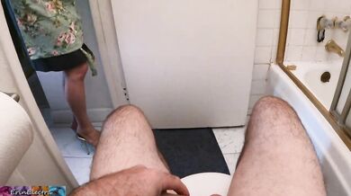 Stepmom wants your cock in the bathroom