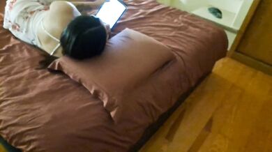 Sharing bed with hot stepmom