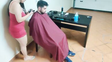 No holes denied with my friend’s mother who offered to cut hair
