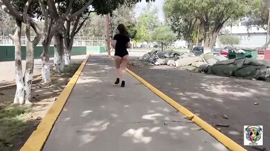 Very hot wife sucks me off and her husband almost caught us!
