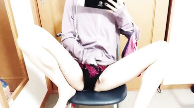 Personal shooting] Perverted nasty married woman who can't stand horny while playing erotic games an