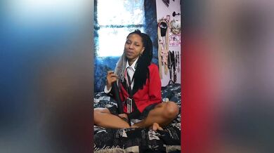 Lillith in Kakeguri Cosplay Taking Dick