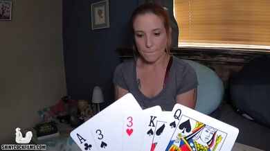 Step Son Plays Strip Poker With Step Mom - Jane Cane