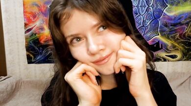 Charming girl and eyes fuck