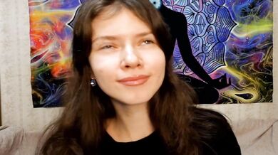 Charming girl and eyes fuck