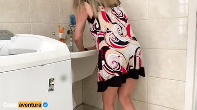 I fucked her ass while doing laundry and she asked for more