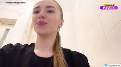 A passionate blowjob and deep arousal in the soul from a red-haired princess